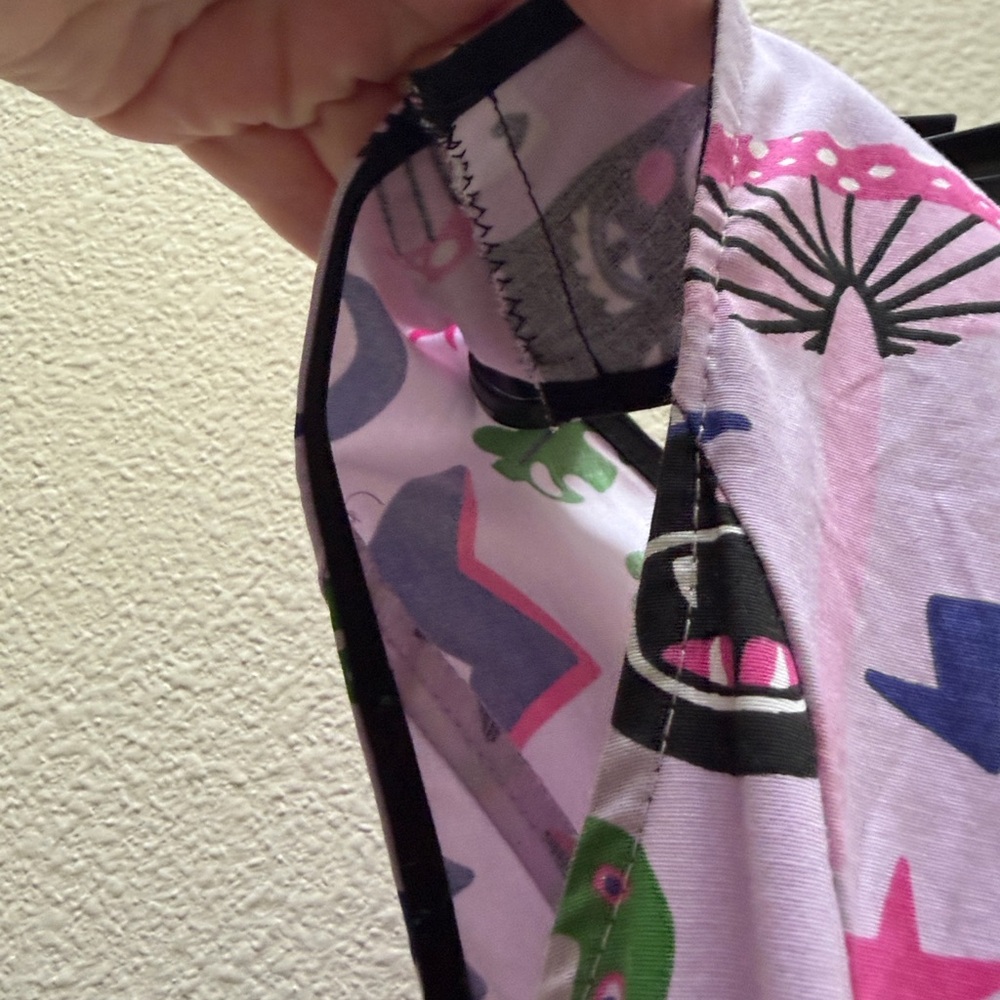 Nooworks Pocket Hastings Misty Mini Dress Tiger Mushroom Monstera Jungle 2X - Picture 7 of 7